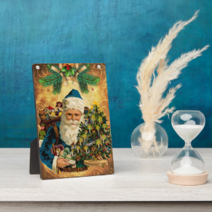 Klassieke stijl Sint Nicolaas (Kerstman) Kerstfees Fotoplaat
