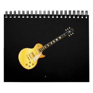 Klassieke stijl Solid Blues Guitar Kalender