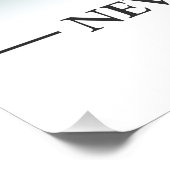 Klassieke stijl stadsplattegrond van New York City Perfect Poster (Hoek)