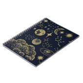 Klassieke stijl Sun&Moon&Star Divination Astrology Notitieboek (Linkerzijde)