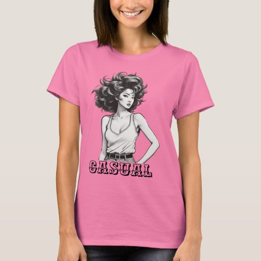 Klassieke stijl t-shirt (Voorkant)