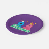 Klassieke stijl voor martians papieren bordje (Gekanteld)