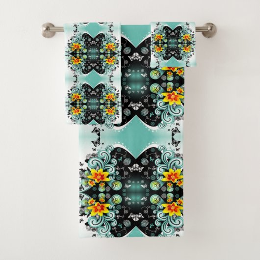 Klassieke Stijlen Bloemen Bad Handdoek (Insitu)