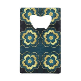 Klassieke Stijlen Bloemen Creditkaart Flessenopener