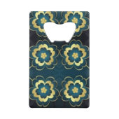 Klassieke Stijlen Bloemen Creditkaart Flessenopener (Achterkant)