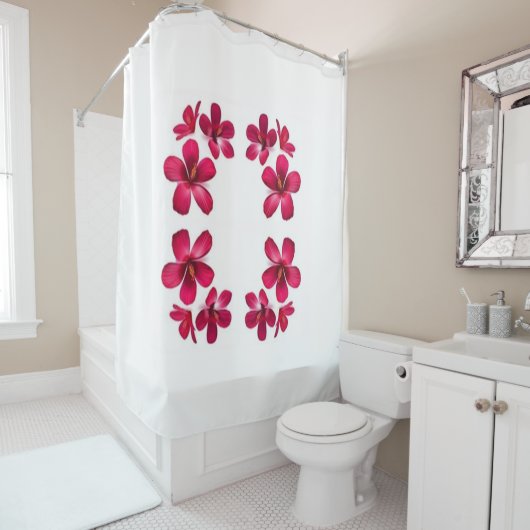 Klassieke Stijlen Bloemen Douchegordijn (In situ)