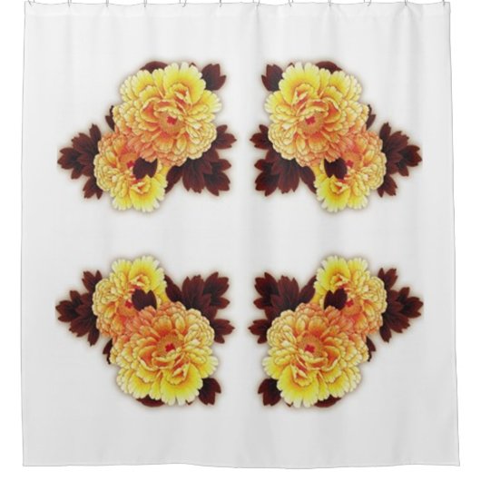 Klassieke stijlen Florals Douchegordijn (Voorkant)