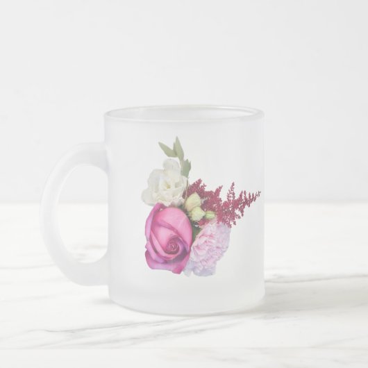 Klassieke stijlen Florals Matglas Koffiemok (Links)