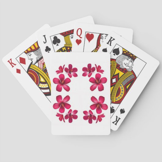 Klassieke stijlen Florals Pokerkaarten (Achterkant)