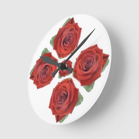 Klassieke stijlen Florals Ronde Klok (Hoek)