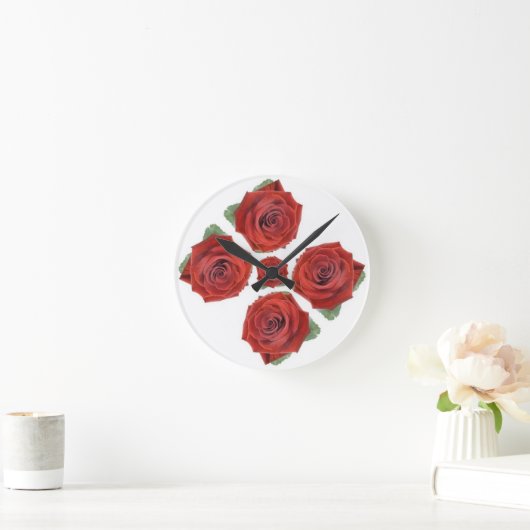 Klassieke stijlen Florals Ronde Klok (Huis)