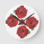 Klassieke stijlen Florals Ronde Klok (Voorkant)