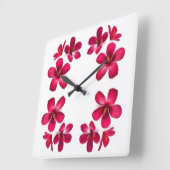 Klassieke stijlen Florals Vierkante Klok (Hoek)