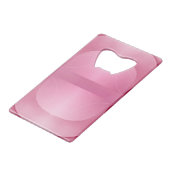 Klassieke stijlen kleuren creditkaart flessenopener (Achterkant Gekanteld)