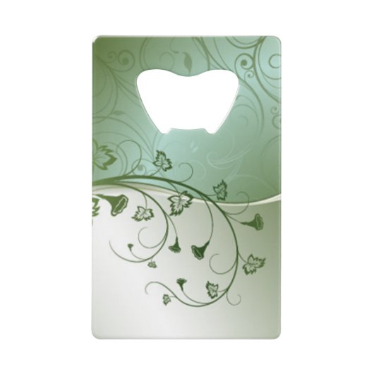 Klassieke stijlen kleuren creditkaart flessenopener (Voorkant)