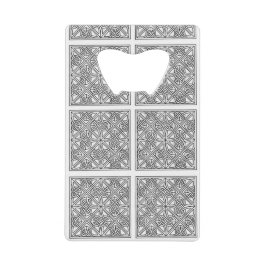 Klassieke stijlen kleuren creditkaart flessenopener