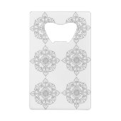 Klassieke stijlen kleuren creditkaart flessenopener (Achterkant)