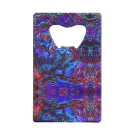 Klassieke stijlen kleuren creditkaart flessenopener