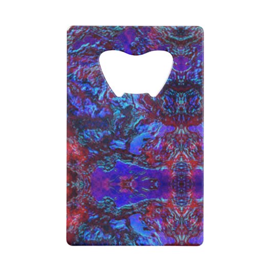 Klassieke stijlen kleuren creditkaart flessenopener (Voorkant)