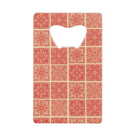 Klassieke stijlen kleuren creditkaart flessenopener