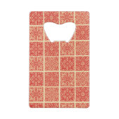 Klassieke stijlen kleuren creditkaart flessenopener (Achterkant)