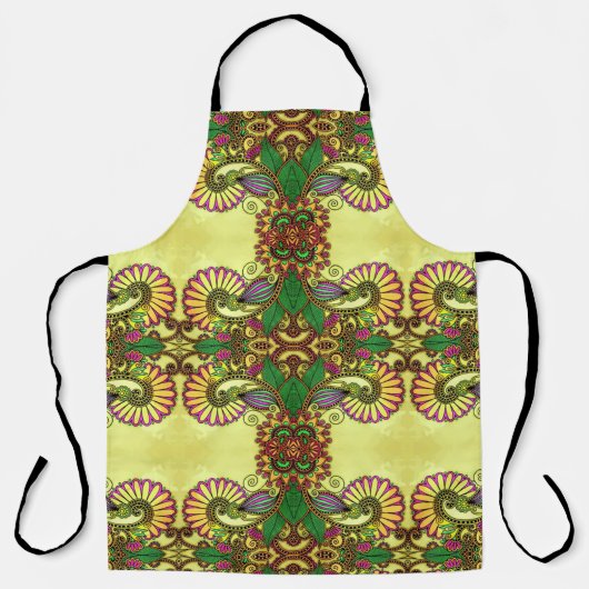 Klassieke stijlen kleuren schort (Voorkant)