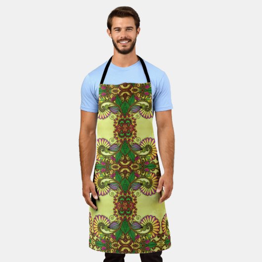 Klassieke stijlen kleuren schort (Gedragen)