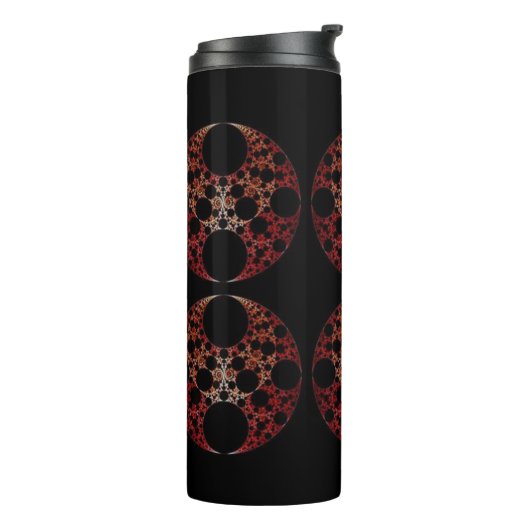 Klassieke stijlen kleuren thermosbeker (Gedraaid links)