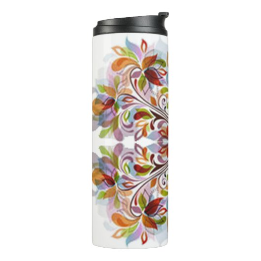 Klassieke stijlen kleuren thermosbeker (Gedraaid links)