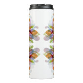 Klassieke stijlen kleuren thermosbeker (Achterkant)