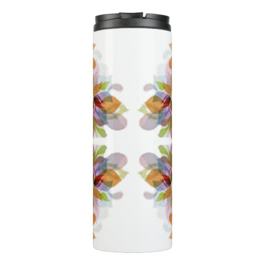 Klassieke stijlen kleuren thermosbeker (Achterkant)