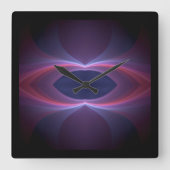 Klassieke stijlen kleuren vierkante klok (Voorkant)