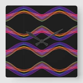 Klassieke stijlen kleuren vierkante klok