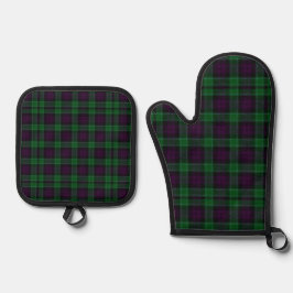 Klassieke stijlen Plaid Ovenwant & Pannenlap Set
