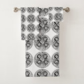 Klassieke stijlen scrollwork bad handdoek (Insitu)