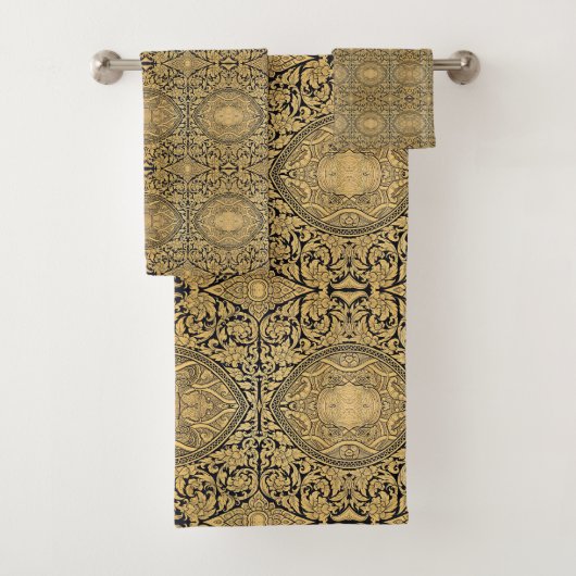 Klassieke stijlen scrollwork bad handdoek (Insitu)