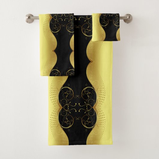 Klassieke stijlen scrollwork bad handdoek (Insitu)