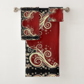 Klassieke stijlen scrollwork bad handdoek (Insitu)