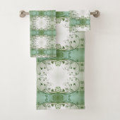 Klassieke stijlen scrollwork bad handdoek (Insitu)