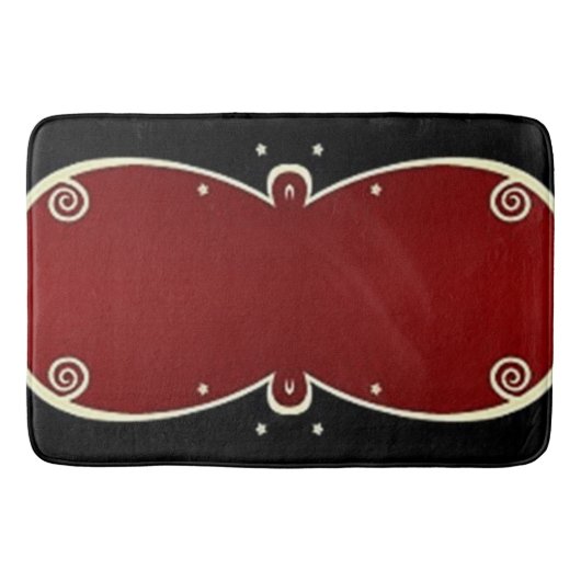 Klassieke stijlen scrollwork badmat (Voorkant)