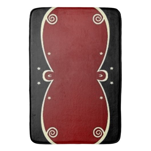 Klassieke stijlen scrollwork badmat (Voorkant Verticaal)