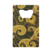 Klassieke stijlen scrollwork creditkaart flessenopener (Achterkant)