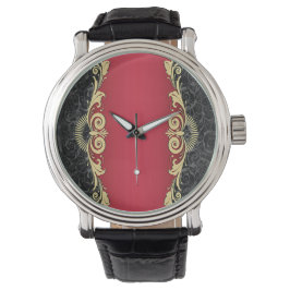 Klassieke stijlen scrollwork horloge