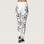 Klassieke stijlen scrollwork leggings (Achterkant)