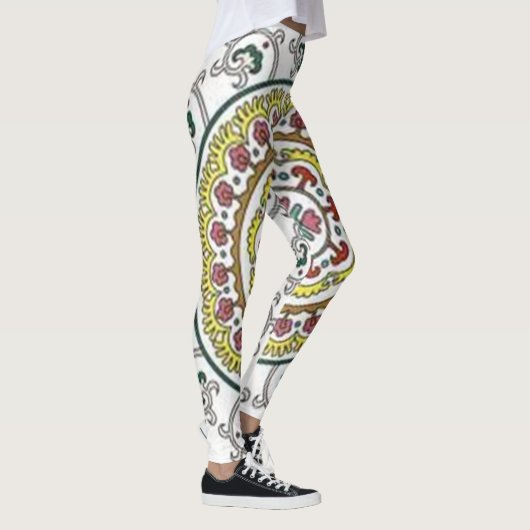 Klassieke stijlen scrollwork leggings (Rechts)