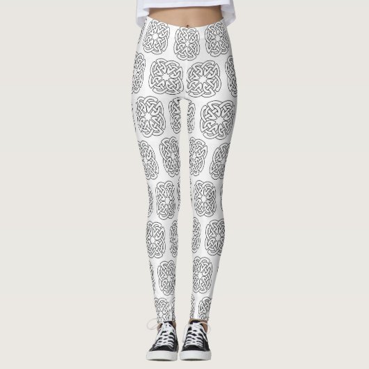 Klassieke stijlen scrollwork leggings (Voorkant)