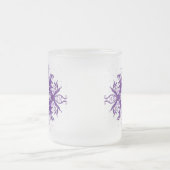 Klassieke stijlen scrollwork matglas koffiemok (Center)