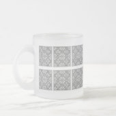 Klassieke stijlen scrollwork matglas koffiemok (Links)