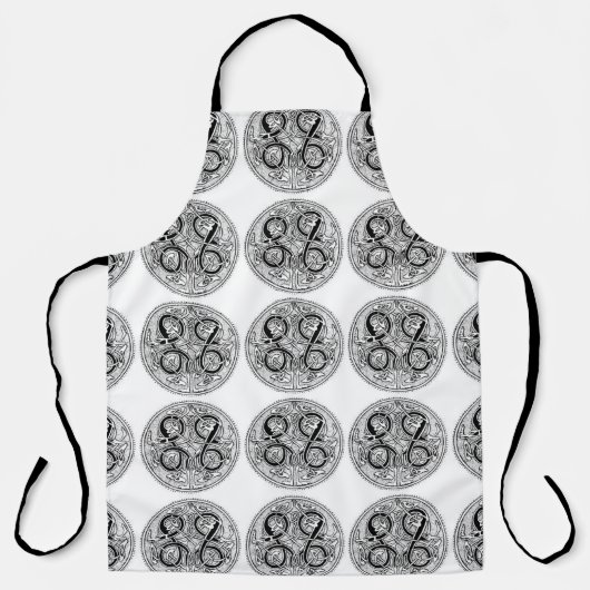 Klassieke stijlen scrollwork schort (Voorkant)