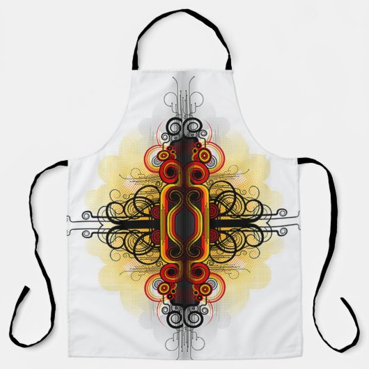 Klassieke stijlen scrollwork schort (Voorkant)